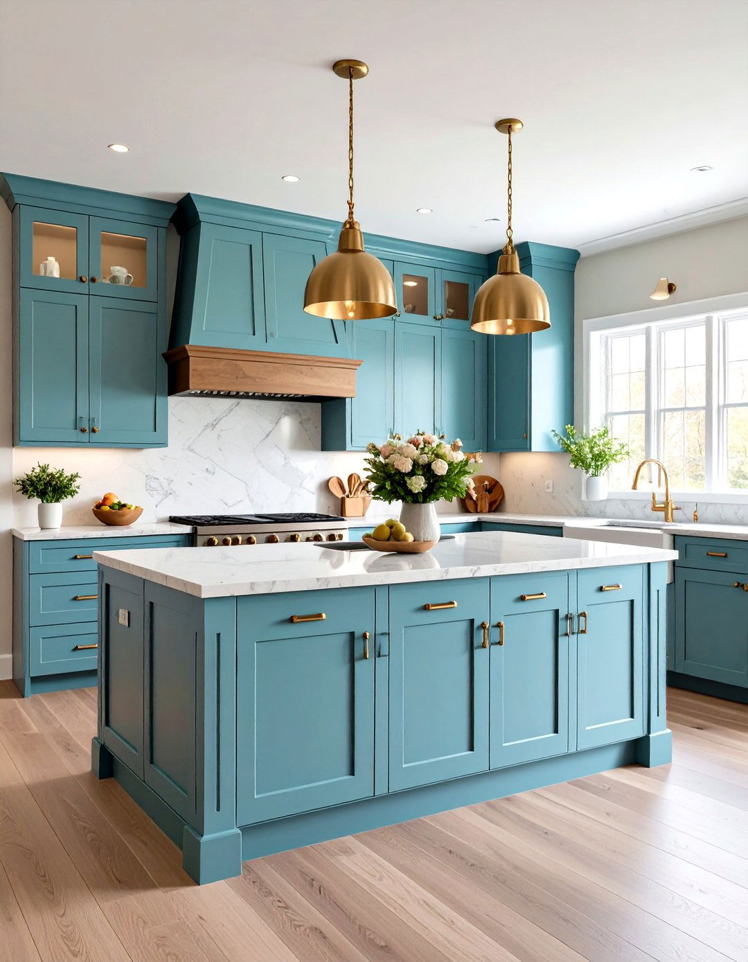 Transitional Peninsula with Mixed Materials - 24 Kitchen Peninsula Ideas
