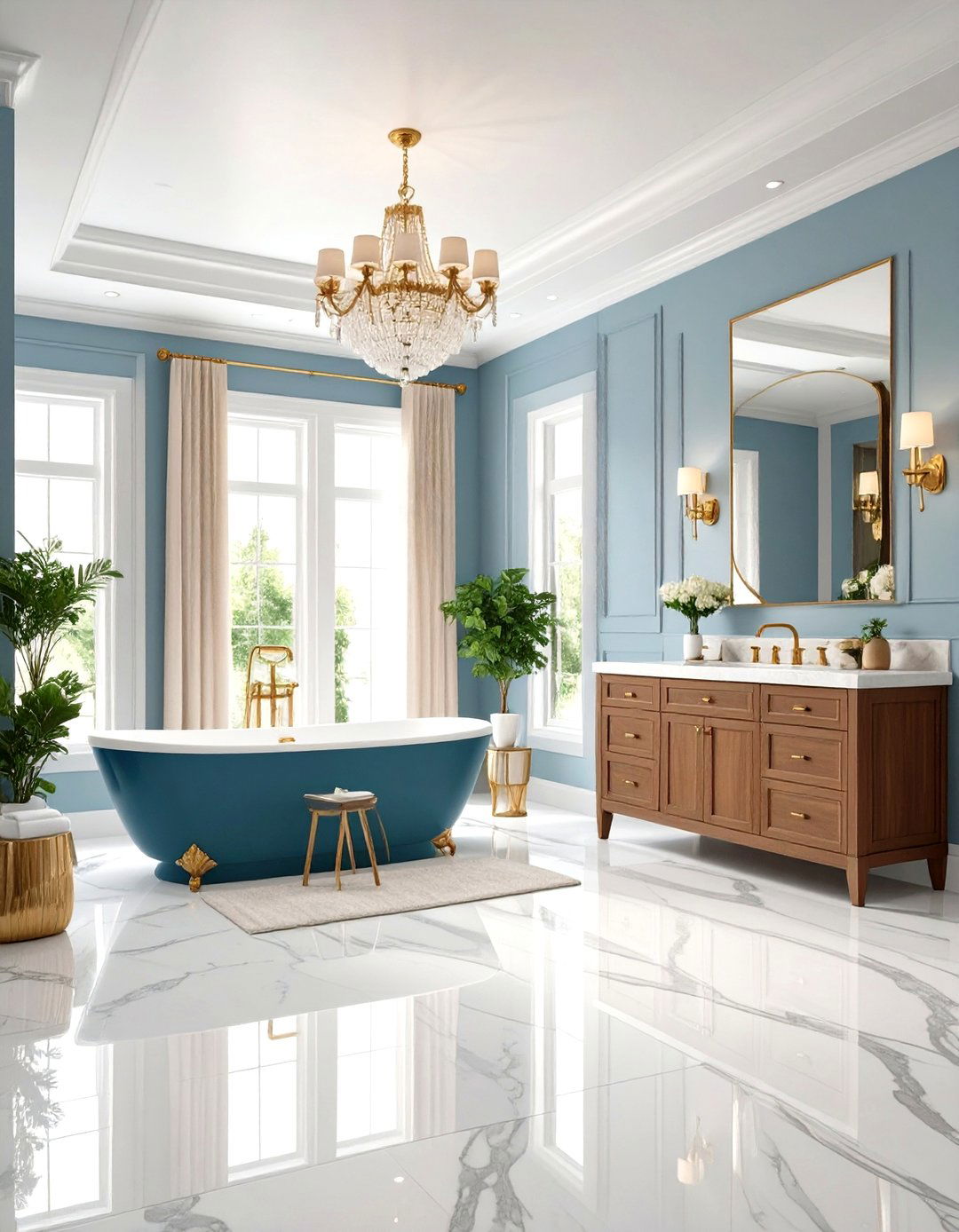 Transitional Primary Bathroom Design - 24 Primary Bathroom Ideas