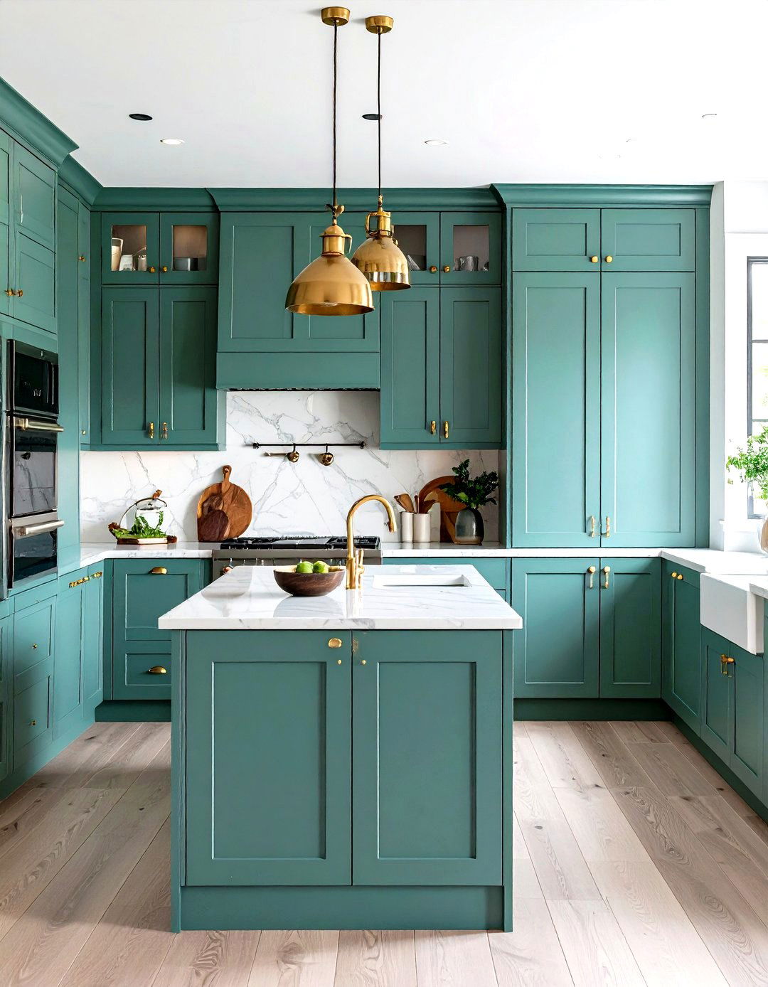 Transitional Seafoam Green Kitchen Style - 24 Seafoam Green Kitchen Ideas