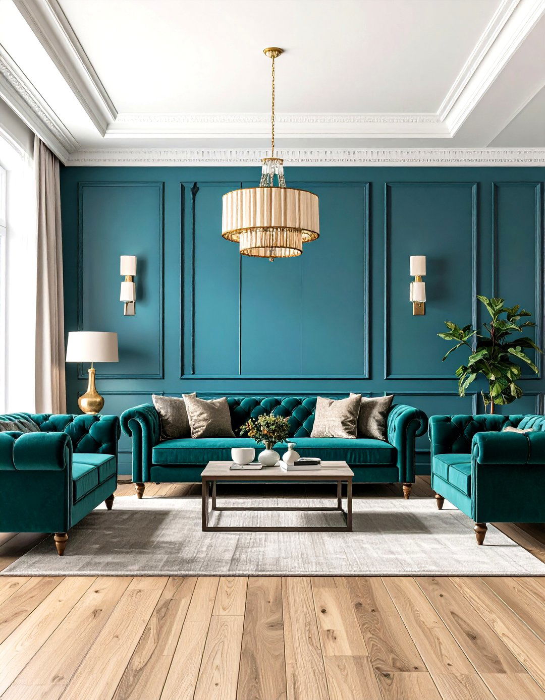 Transitional Style Media Wall Design - 24 Media Wall Ideas