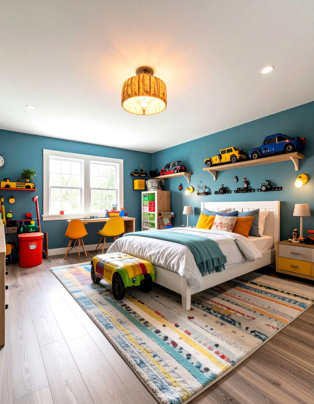 Transportation Vehicle Garage Design - 24 Kids Room Ideas