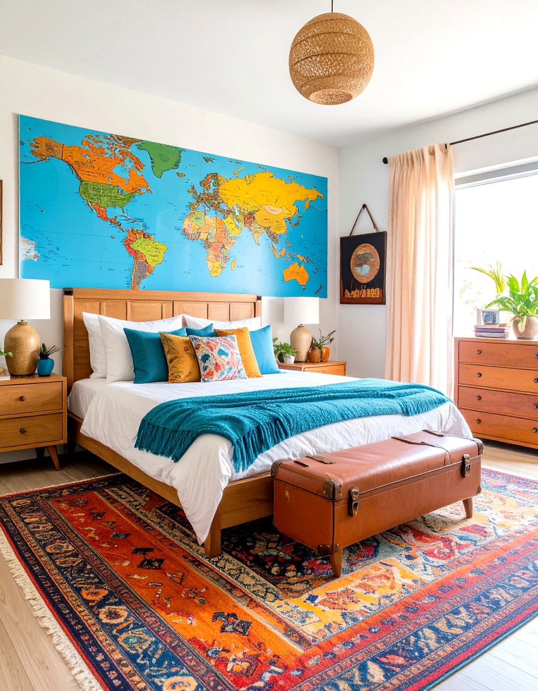 Travel Inspired Global Bachelor Suite - 24 Bachelor Room Ideas