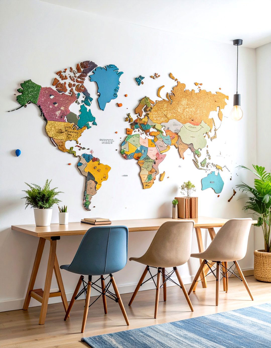 Travel Planning Scratch Off Map Set - 24 First Wedding Anniversary Gift Ideas