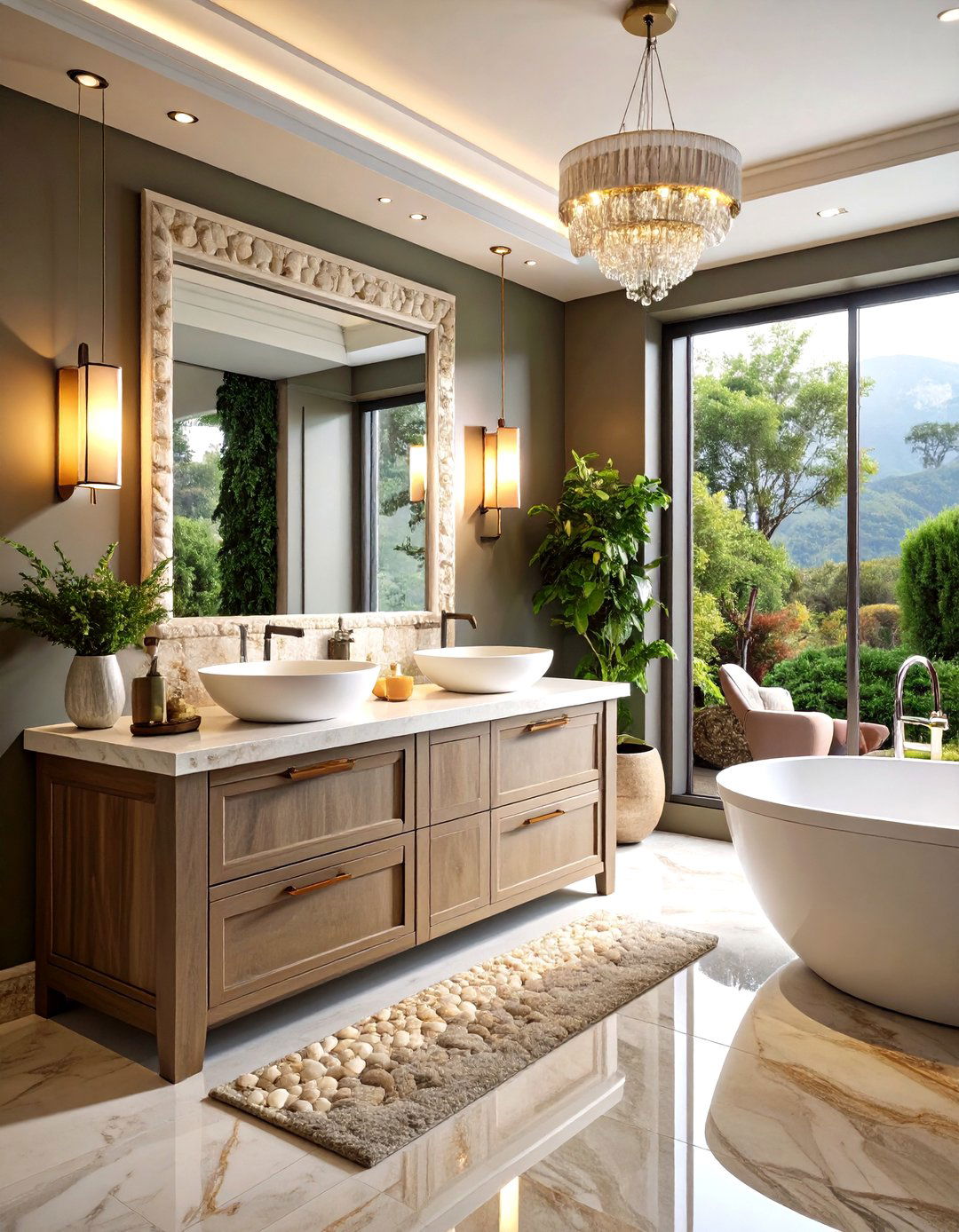 24 Travertine Tile Bathroom Ideas for Spa-like Baths