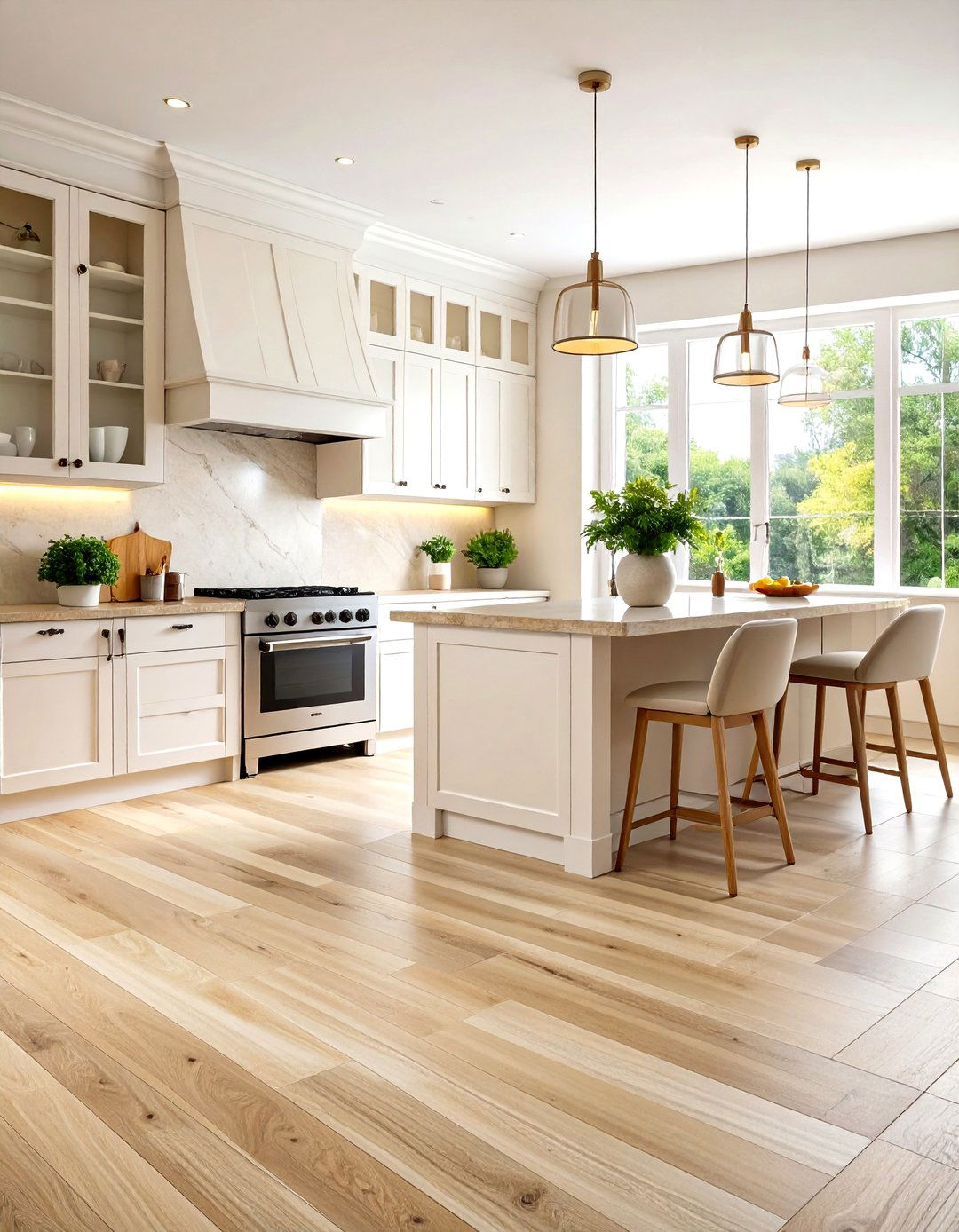 Travertine Kitchen Floors - 24 Earthy Kitchen Ideas