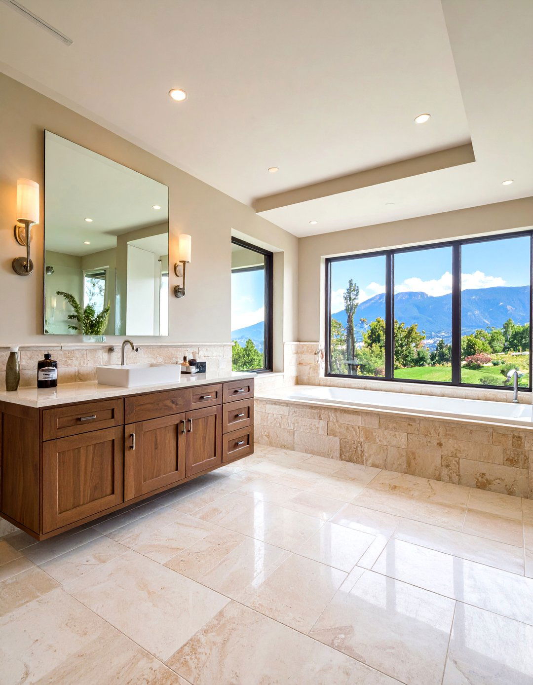 Travertine Subway Tile Classic Appeal - 24 Travertine Tile Bathroom Ideas