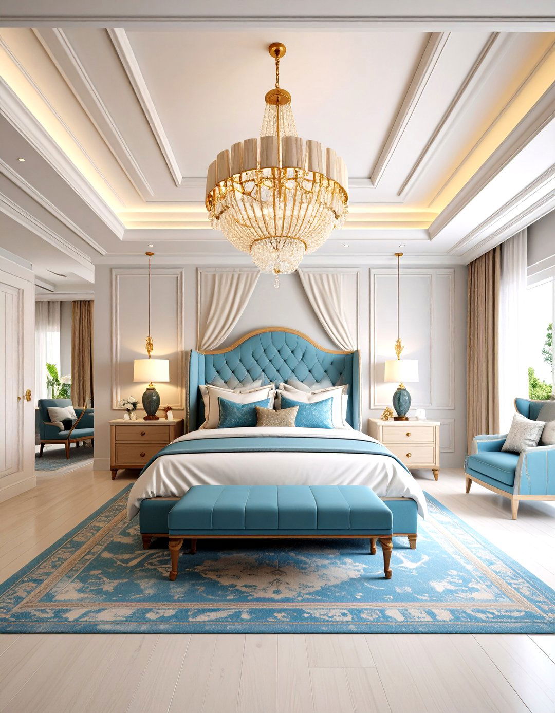 Tray Ceiling Crown Molding Enhancement - 24 Crown Molding Ideas