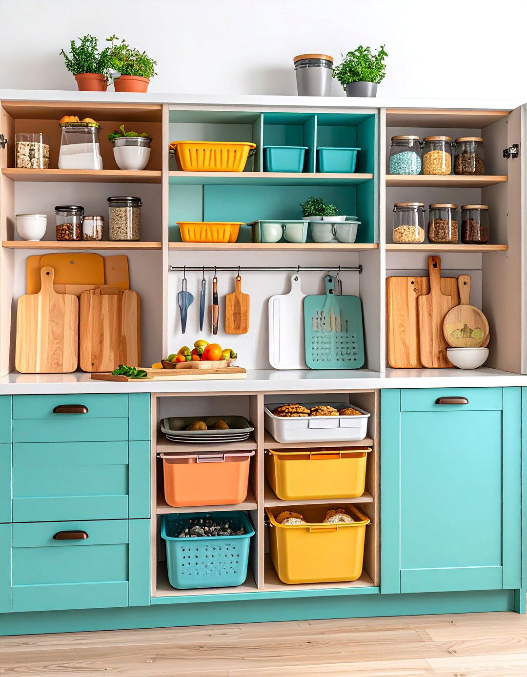 Tray Divider Storage - 24 cabinet storage ideas