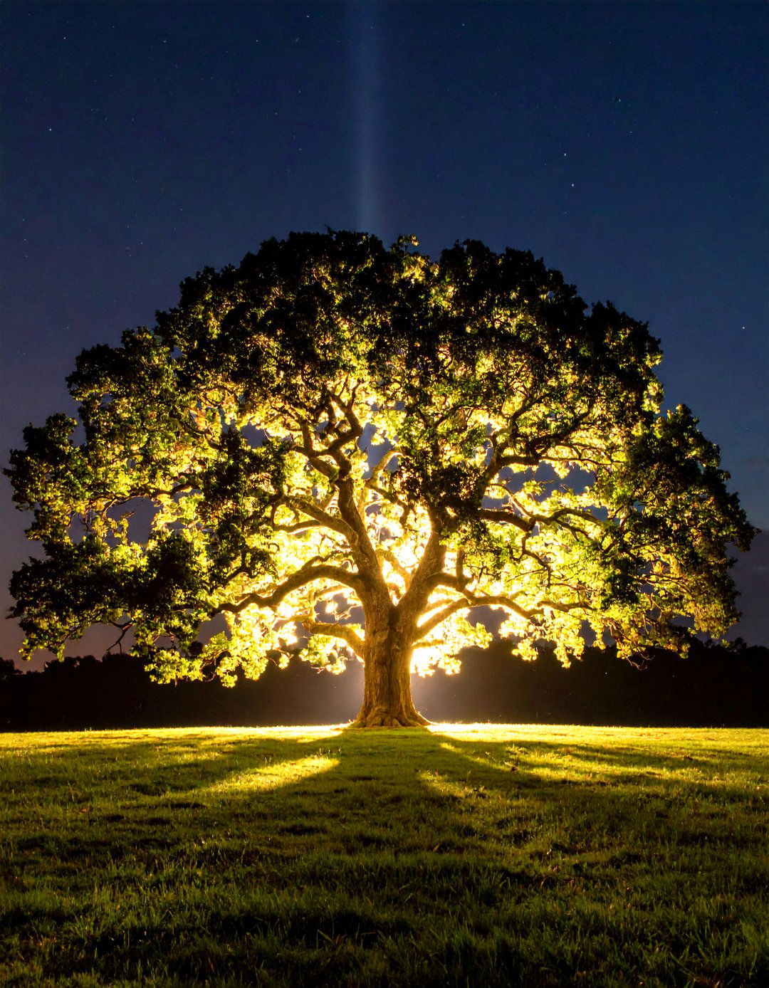 Tree Uplighting Designs - 24 Tree Landscaping Ideas