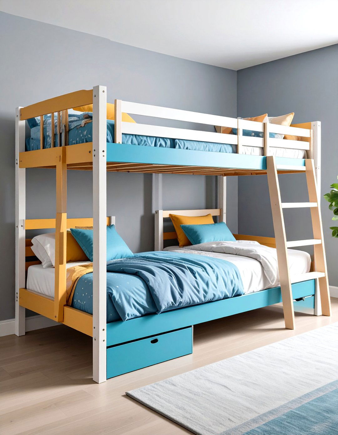Triple Bunk Bed Configuration for Maximum Capacity - 24 2 Beds in One Small Room Ideas