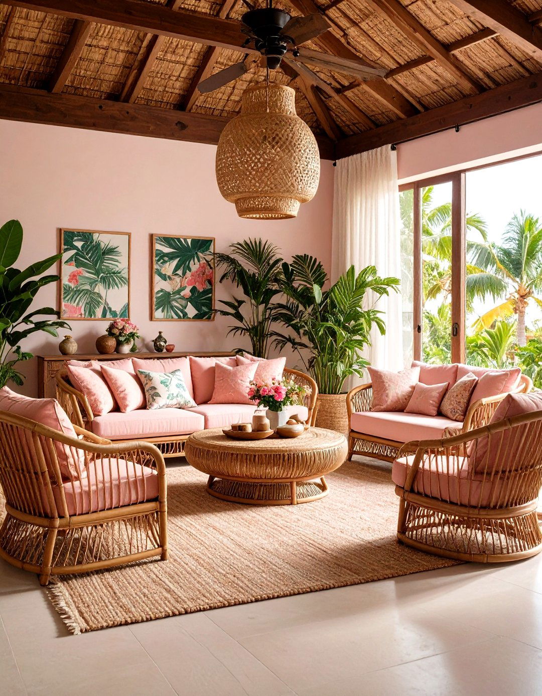 Tropical Colonial Paradise - 24 Vintage Living Room Ideas