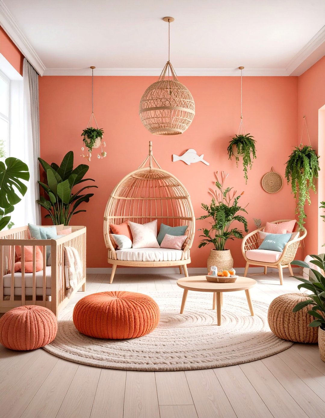 Tropical Coral Garden Nursery - 24 Ocean-themed Nursery Ideas
