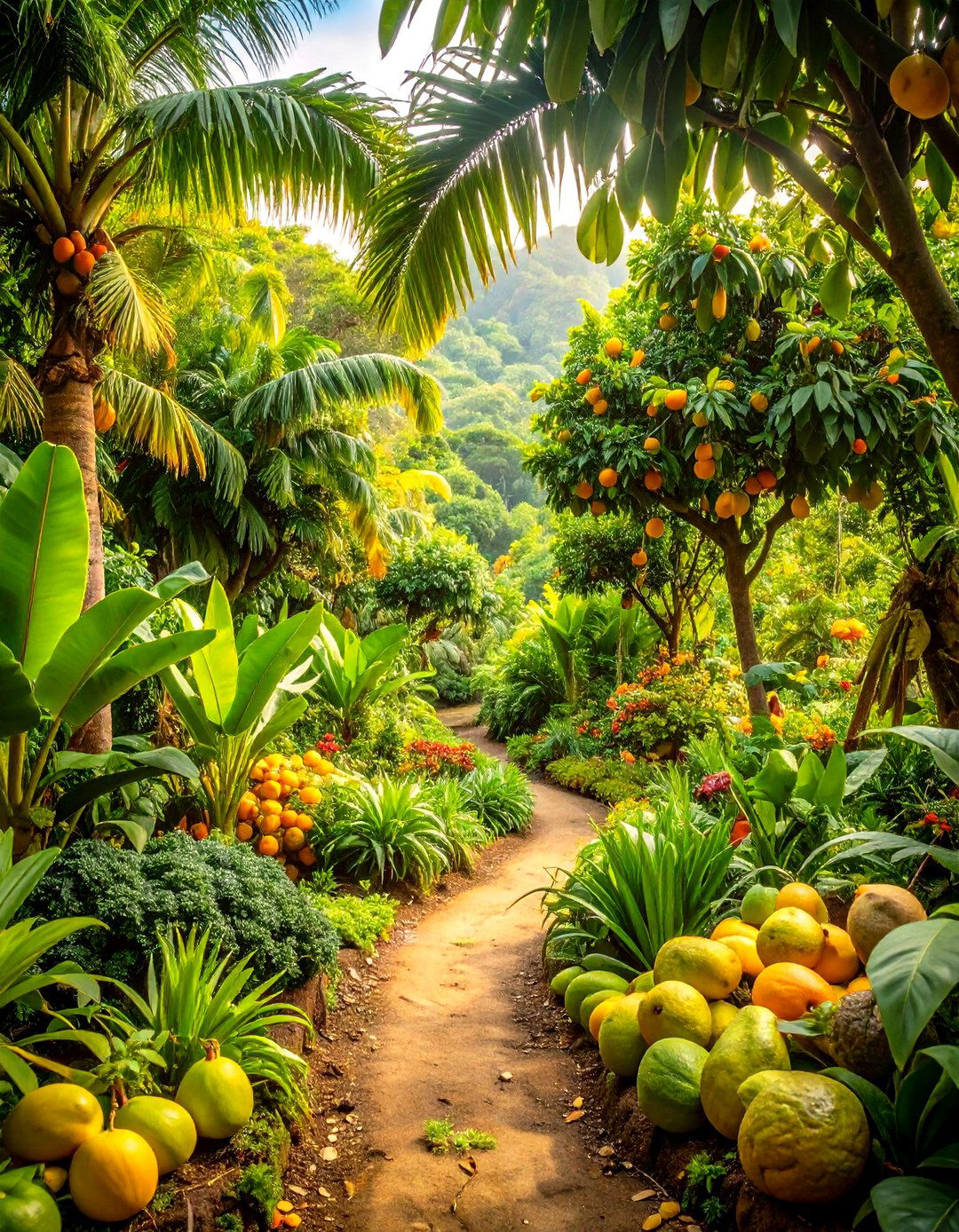 Tropical Food Forest Garden - 24 Tropical Landscape Ideas
