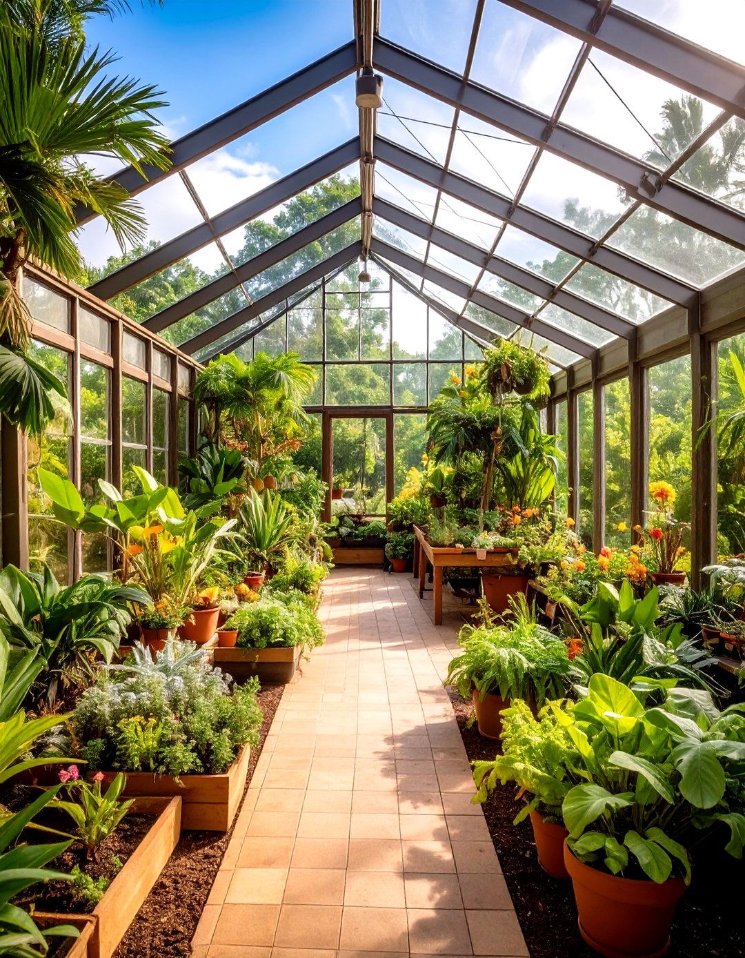 Tropical Greenhouse Extension - 24 Tropical Landscape Ideas