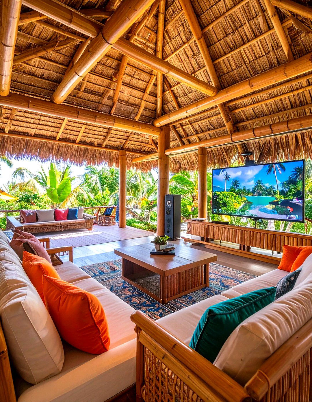 Tropical Island Gaming Paradise - 24 Arcade Room Ideas