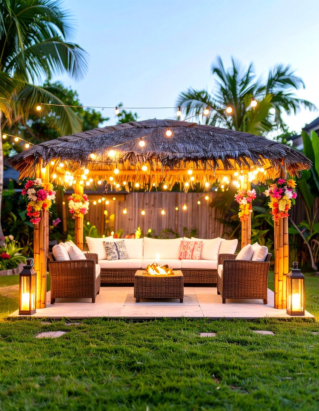 Tropical Luau Paradise Backyard Celebration - 24 Backyard Birthday Party Ideas