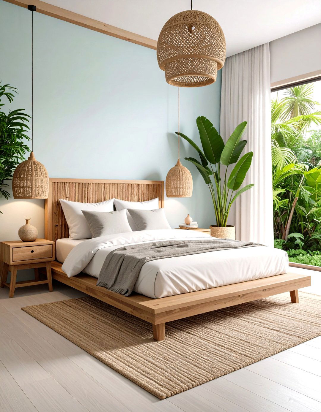 Tropical Minimalist Zen Bedroom - 24 Tropical Bedroom Ideas