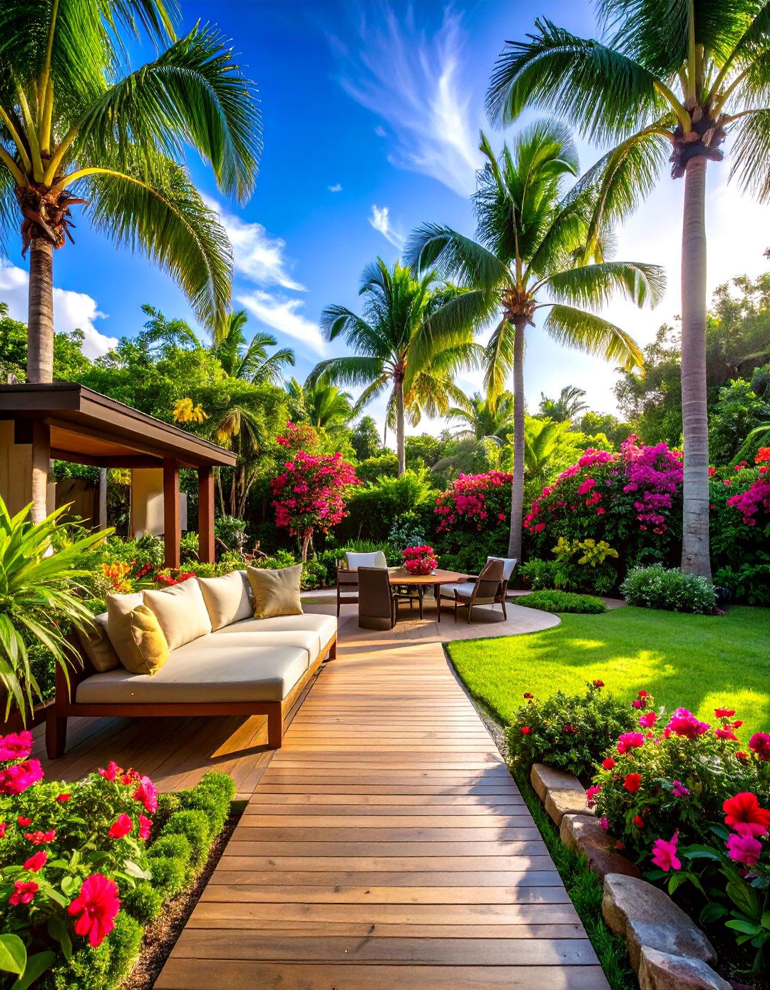 Tropical Paradise Backyard Oasis - 24 South Florida Landscaping Ideas