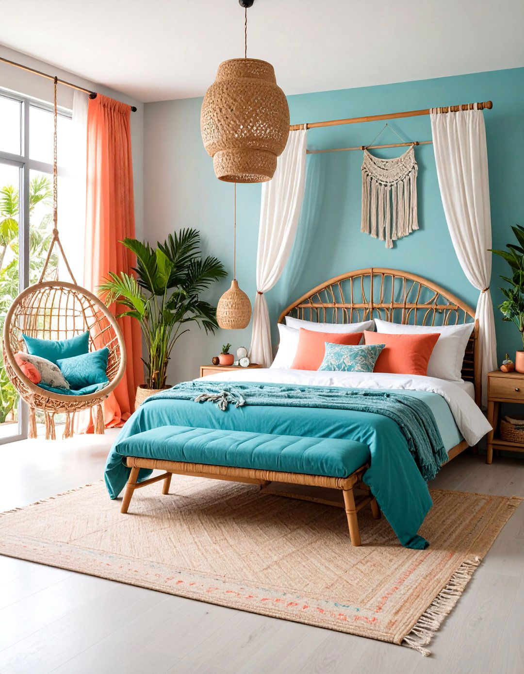Tropical Paradise Escape - 24 Girl Room Ideas for 10-year-olds
