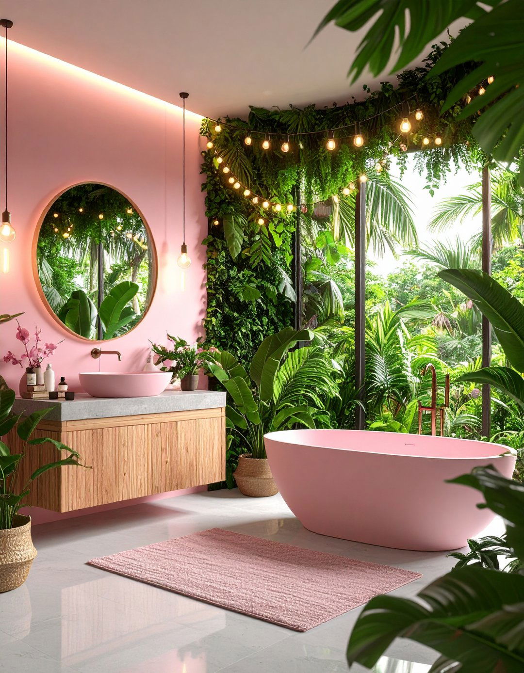 Tropical Paradise Escape - 24 Quirky Bathroom Ideas