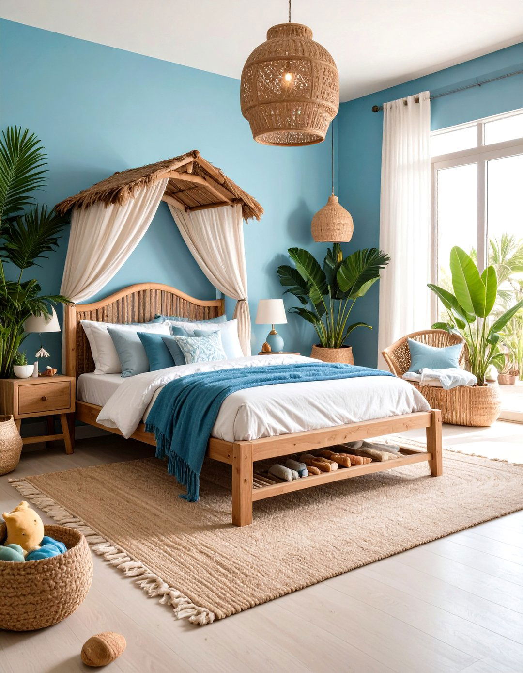 Tropical Paradise Island Theme - 24 Toddler Room Ideas