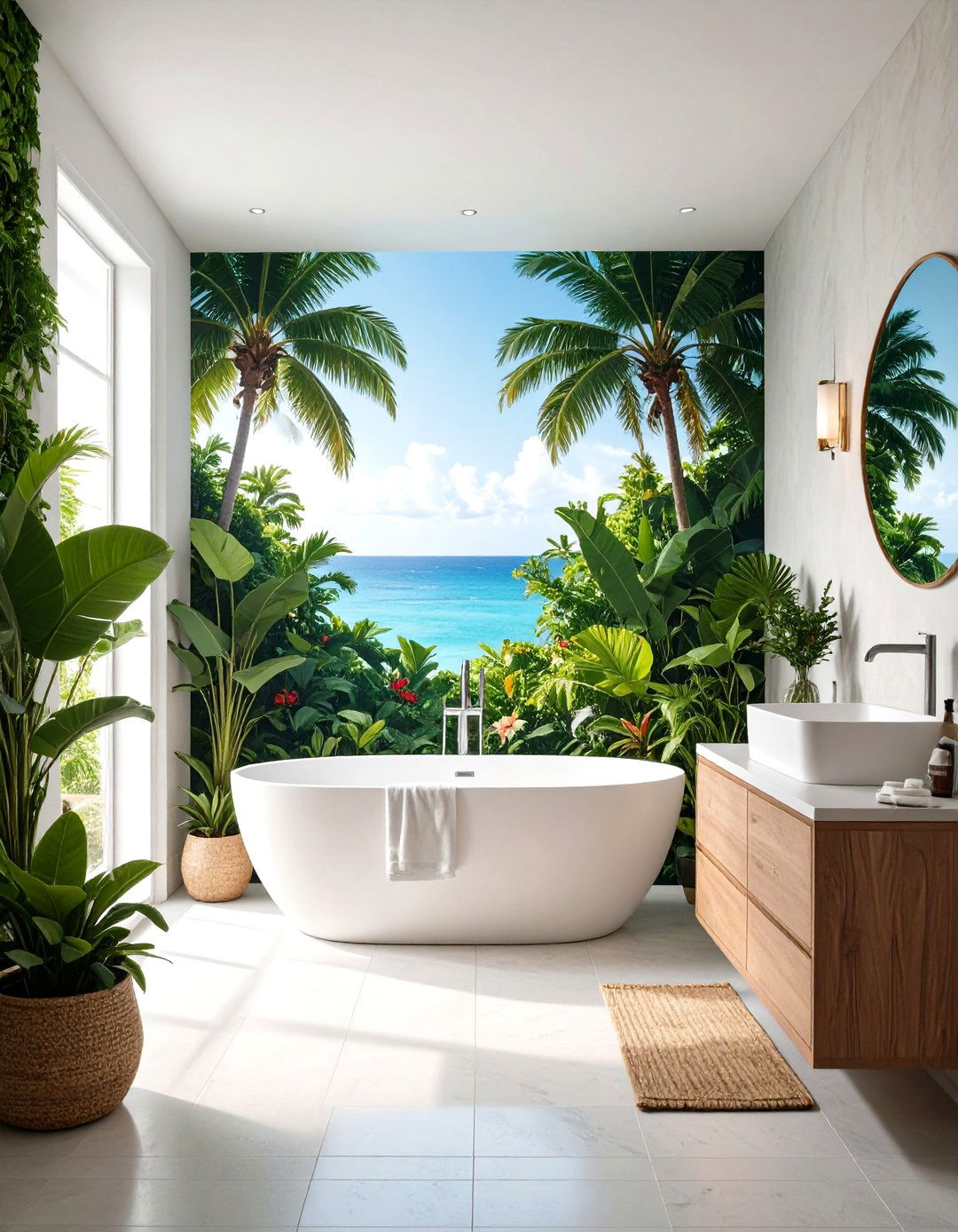 Tropical Paradise Wall Murals - 24 Wall Mural Ideas