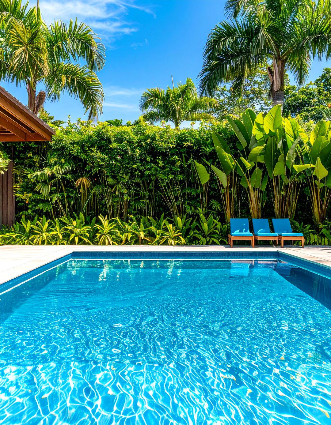 Tropical Plant Screening - 24 Lagoon Pool Design Ideas