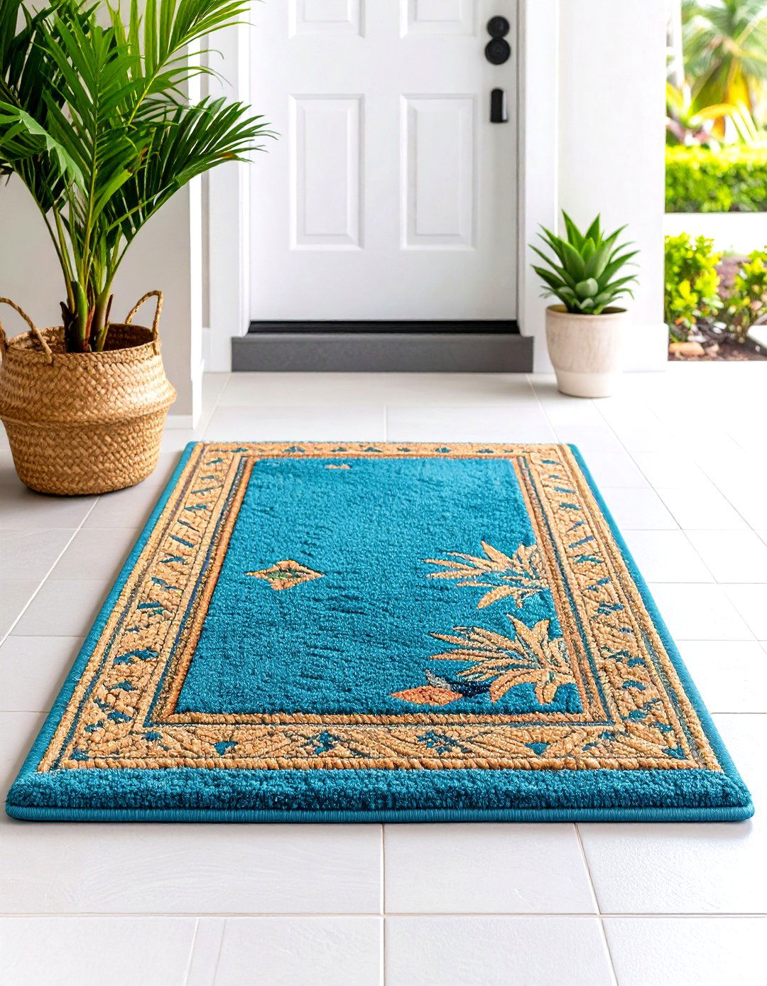 Tropical Theme Designs - 24 Front Door Mat Ideas