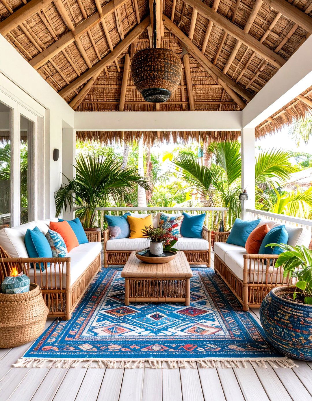 Tropical Three Season Porch - 24 Three Season Porch Ideas