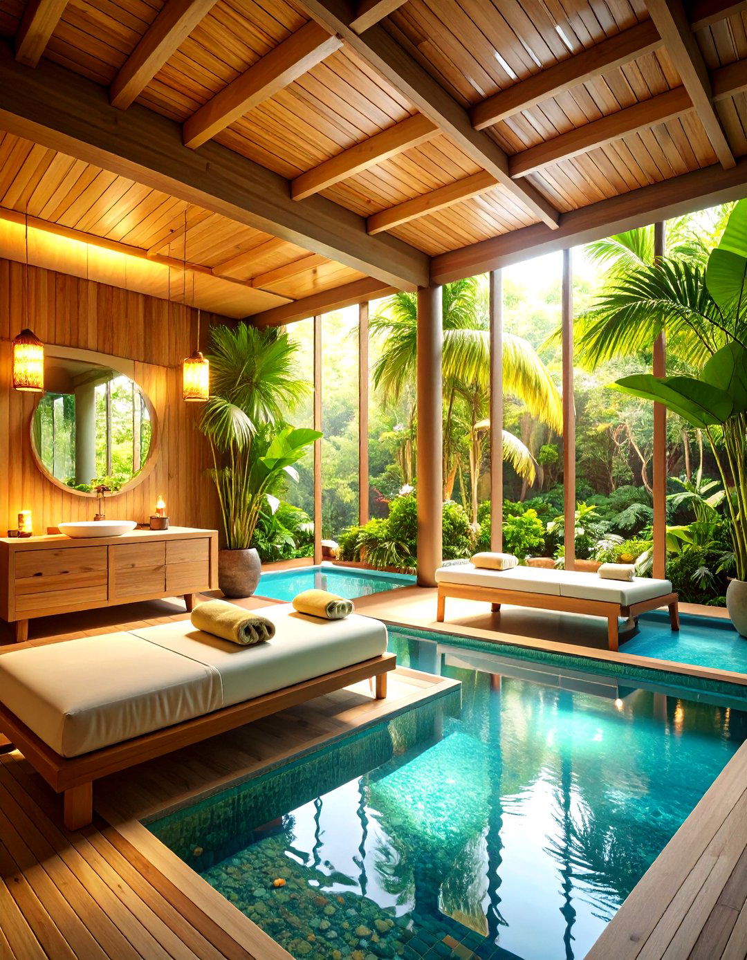 Tropical Wellness Facial Sanctuary - 24 Facial Room Ideas