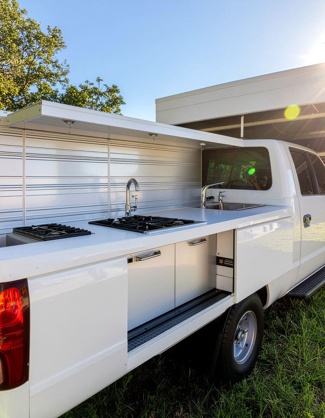 Truck Bed Camping Kitchen - 24 Truck Bed Storage Ideas