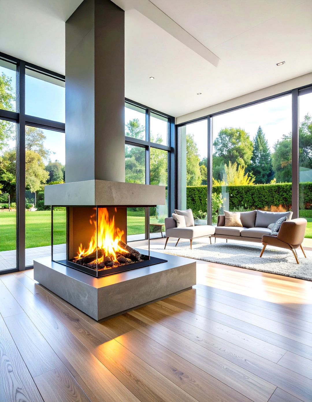 Tunnel Insert Fireplaces - 24 Scandinavian Fireplace Ideas
