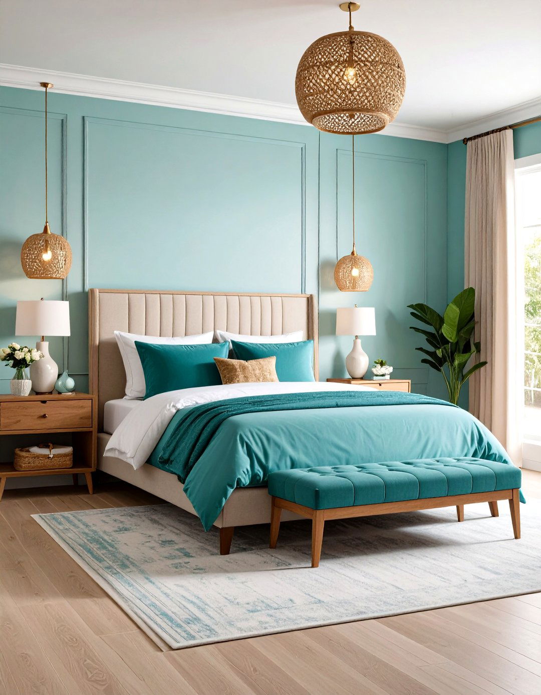 Turquoise Guest Bedroom - 24 Turquoise Bedroom Ideas
