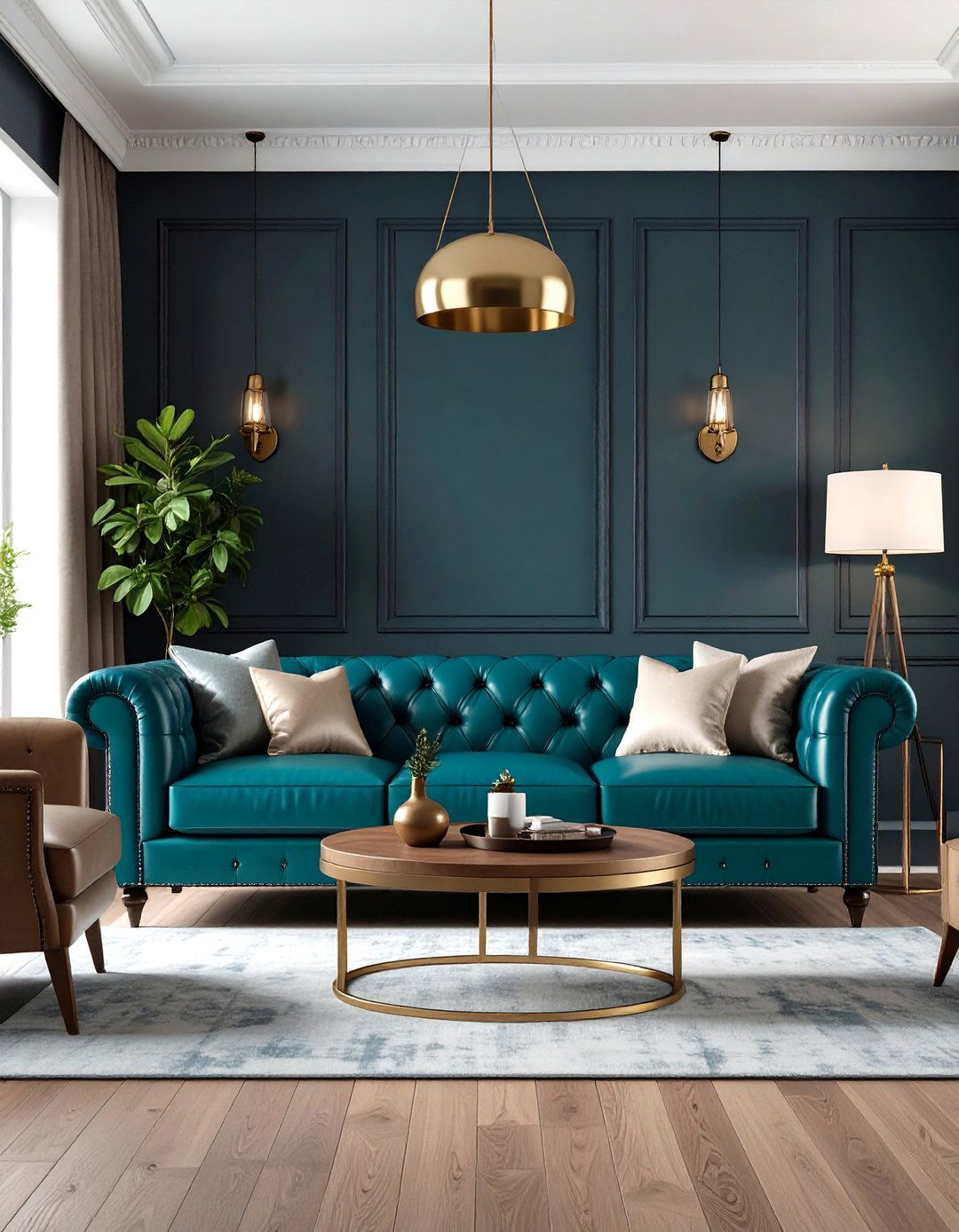 Turquoise Leather Furniture Living Room - 24 Turquoise Living Room Ideas