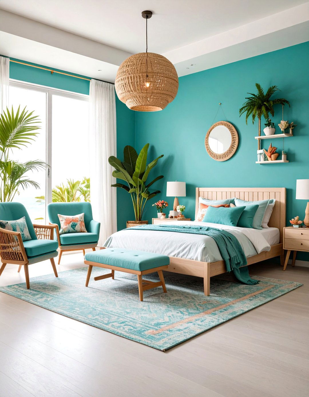 Turquoise Ocean Adventure - 24 Kids Room Paint Ideas