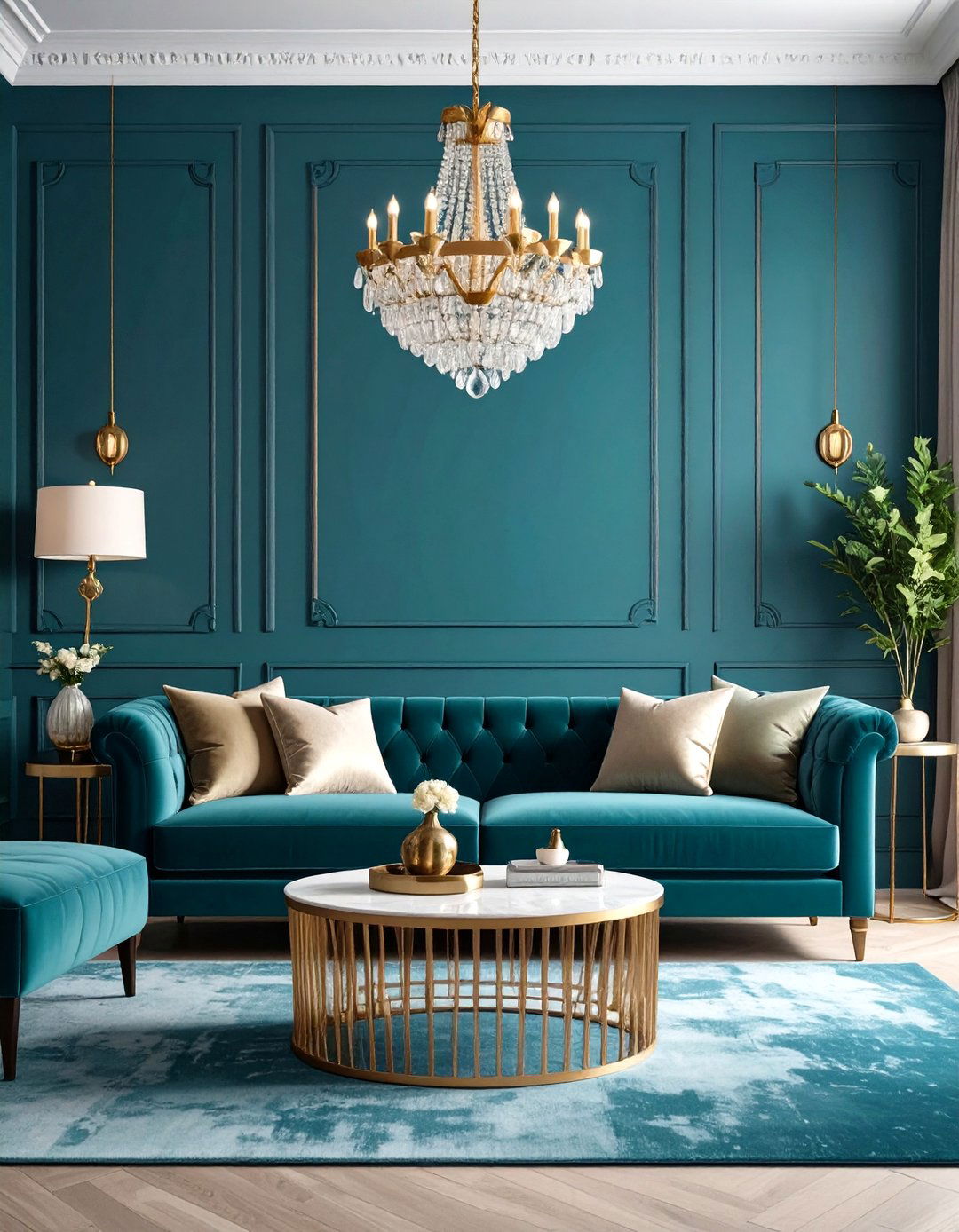 Turquoise Velvet Living Room Luxury - 24 Turquoise Living Room Ideas