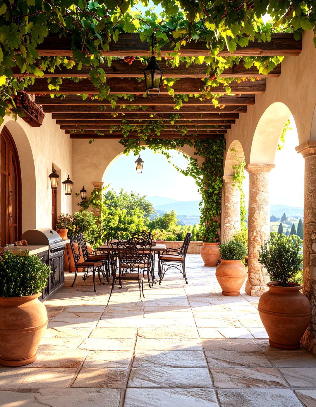 Tuscan Villa Courtyard Style - 24 Courtyard Ideas