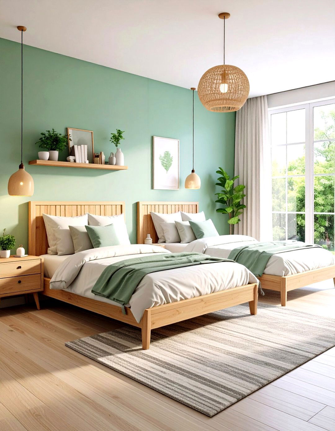 Twin Bedroom L Shaped Layout - 24 Twin Bedroom Ideas