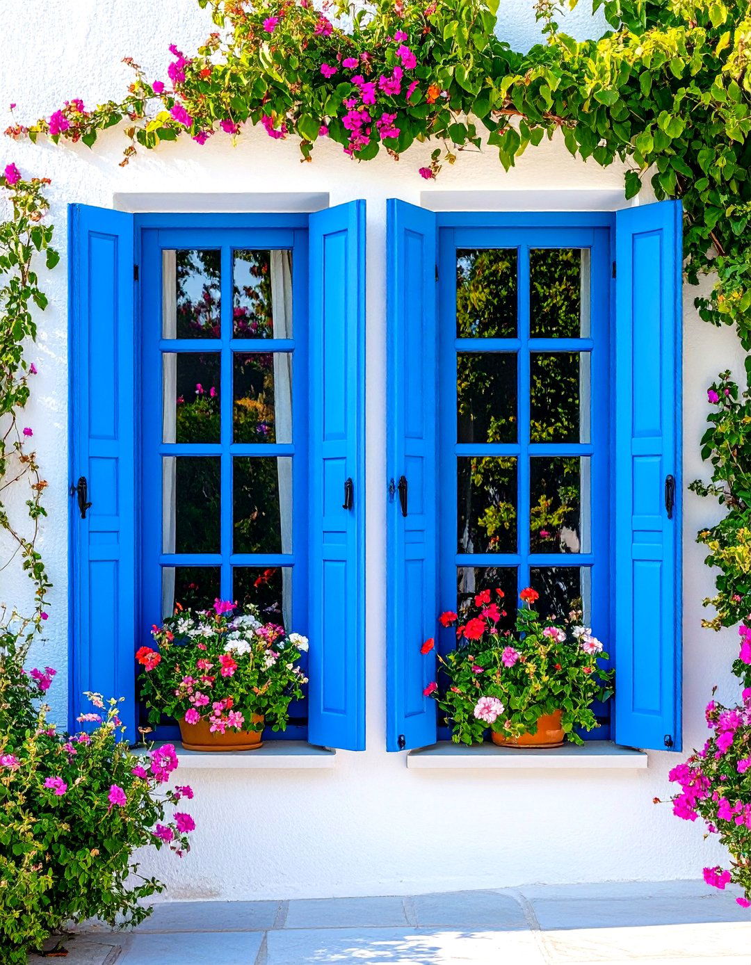 Twin Casement Window Configurations - 24 spanish style windows