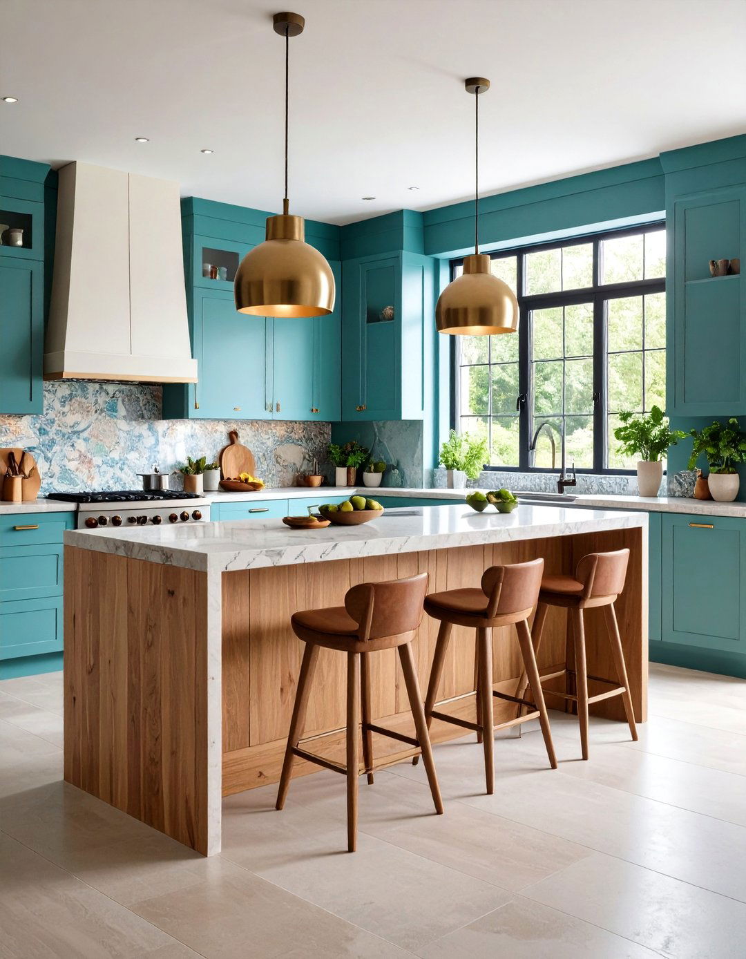 Two Tone Breakfast Bar Design - 24 Breakfast Bar Ideas
