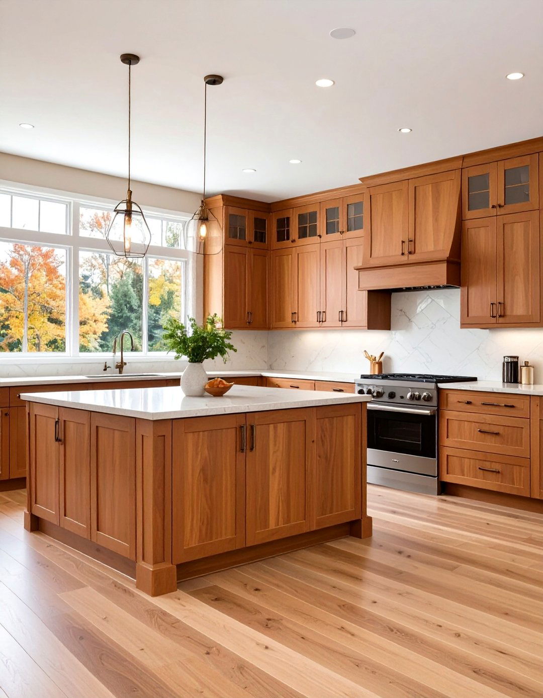 Two Tone Brown Kitchen Cabinets - 24 Brown Kitchen Cabinets Ideas