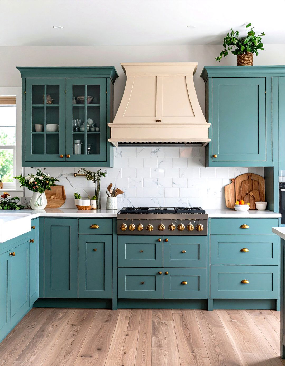 Two Tone Cabinet Design - 24 Cottage Kitchen Ideas