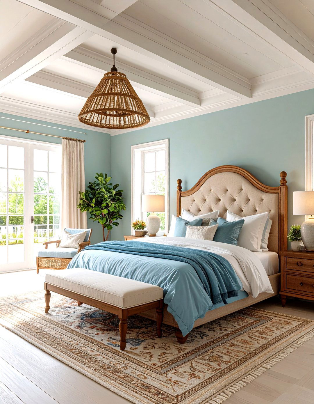 Two Tone Ceiling Design - 24 Ceiling Paint Ideas