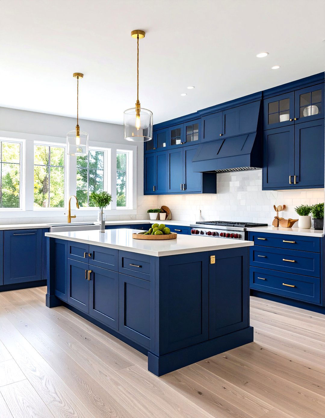 Two Tone Kitchen with Contrasting Cabinet Colors - 24 Modern Kitchen Ideas