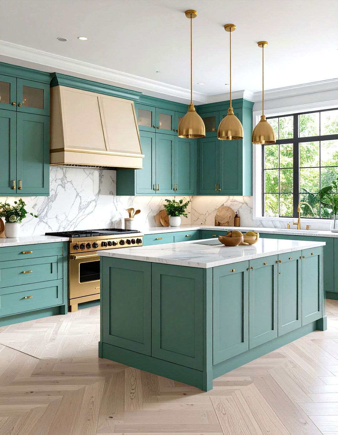Two Toned Kitchen Sophistication - 24 Colorful Room Ideas