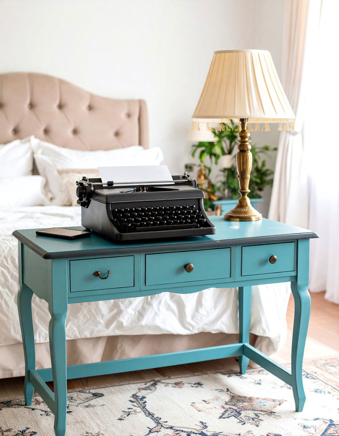 Typewriter and Communication Corner - 24 Steampunk Bedroom Ideas