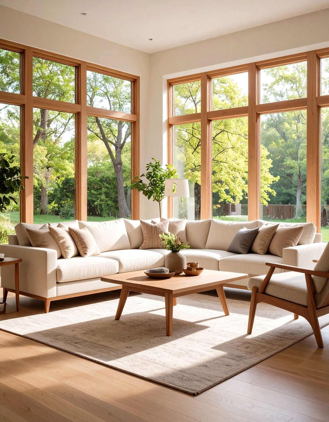 U Shaped Conversation Pit Setup - 24 Living Room Layout Ideas