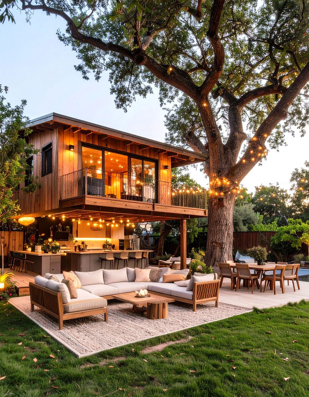 Ultimate Entertainment Tree House - 24 Tree House Ideas