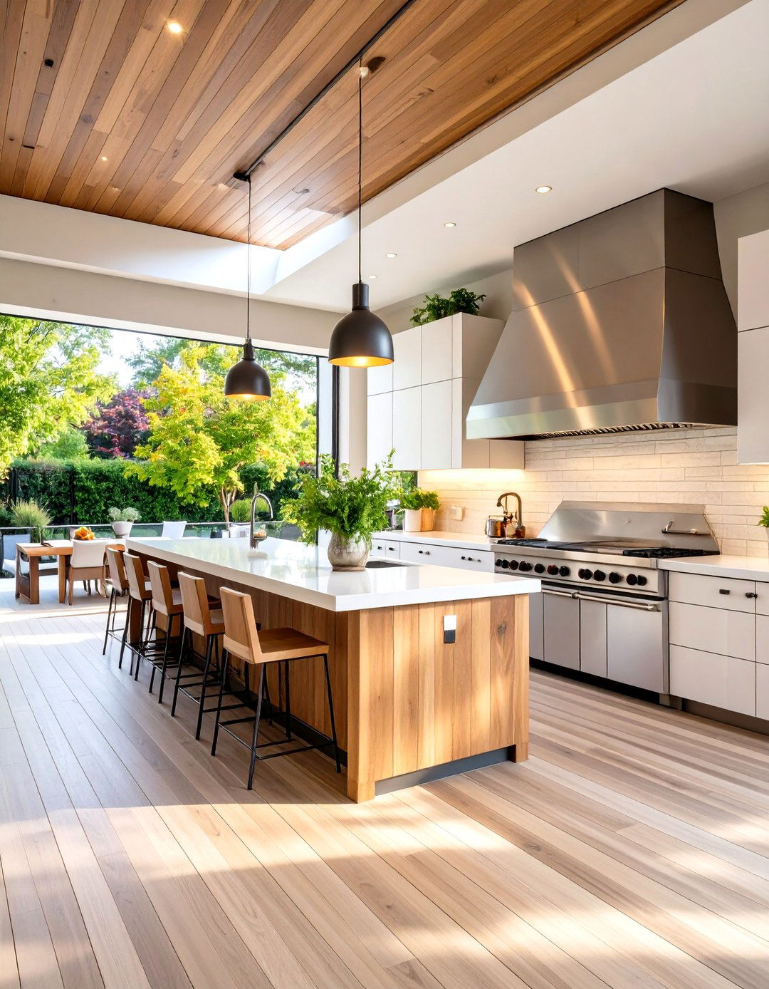 Ultra Luxury Chefs Kitchen with Professional Equipment - 24 Luxury Outdoor Kitchen Ideas
