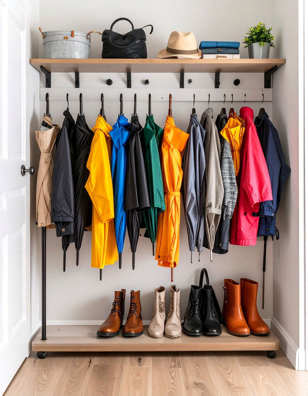 Umbrella Storage Solutions - 24 Mudroom Storage Ideas